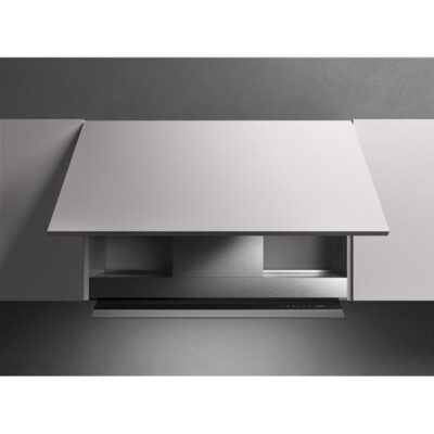 Hotte aspirante murale design gris moderne