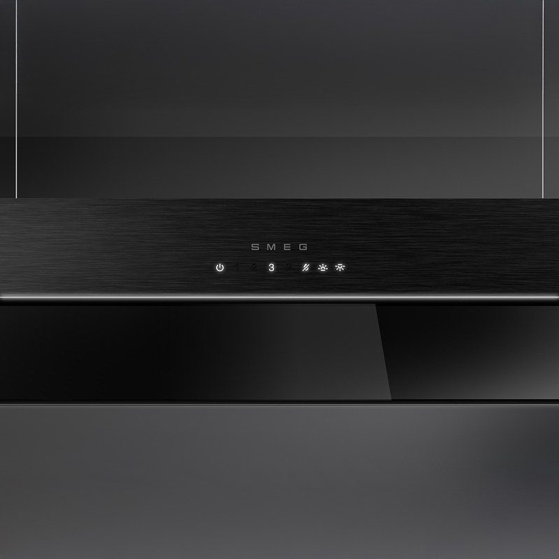 smeg ksls10mb hotte décorative Îlot central 100 cm aspiration recyclage
