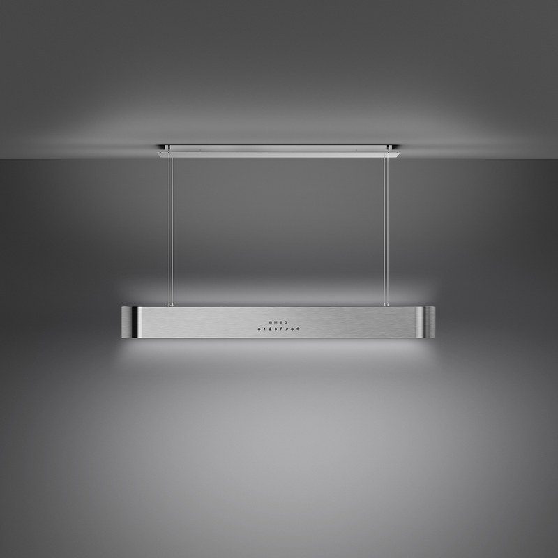smeg ksls10x hotte décorative îlot central 100 cm aspiration périmétrale