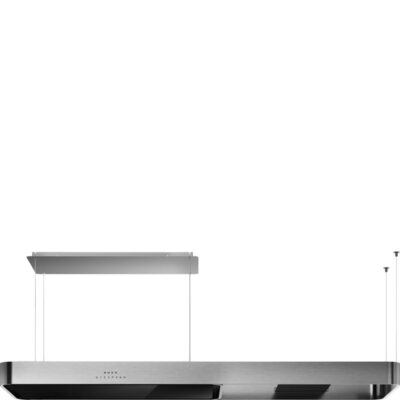 smeg ksls18x hotte décorative îlot central 180 cm aspiration périmétrale