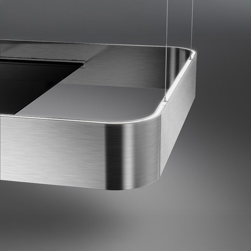 smeg ksls18x hotte décorative îlot central 180 cm aspiration périmétrale