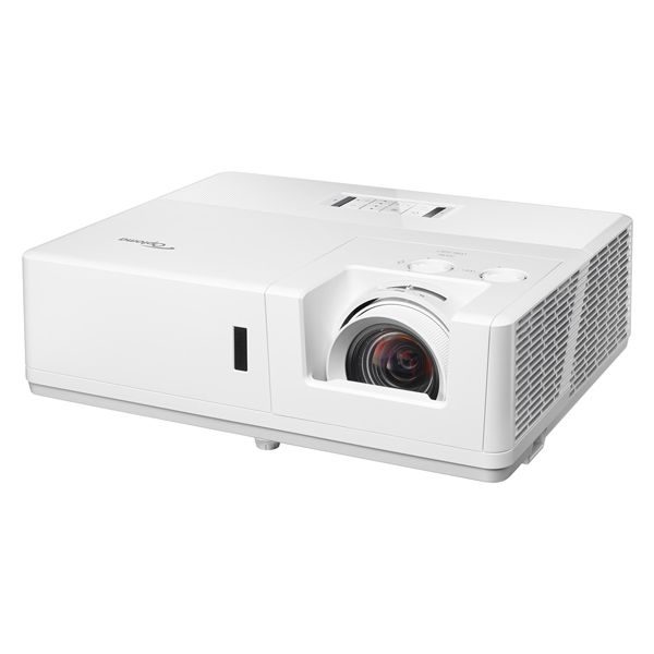 Vidéoprojecteur blanc moderne sur fond clair