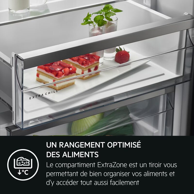 aeg tc7cs181df réfrigérateur congélateur encastrable no frost 245l