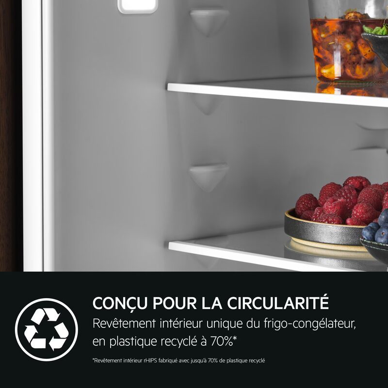 aeg tc7cs181df réfrigérateur congélateur encastrable no frost 245l