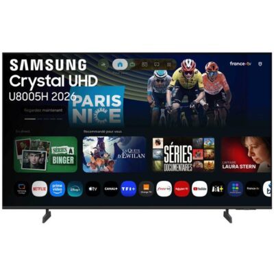 Téléviseur Samsung Crystal UHD avec interface Smart TV