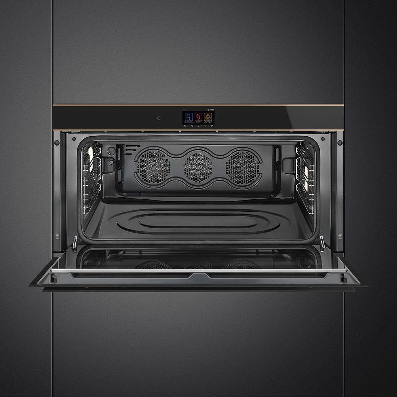 smeg sfpr9604tnr four électrique 85l chaleur tournante pyrolyse