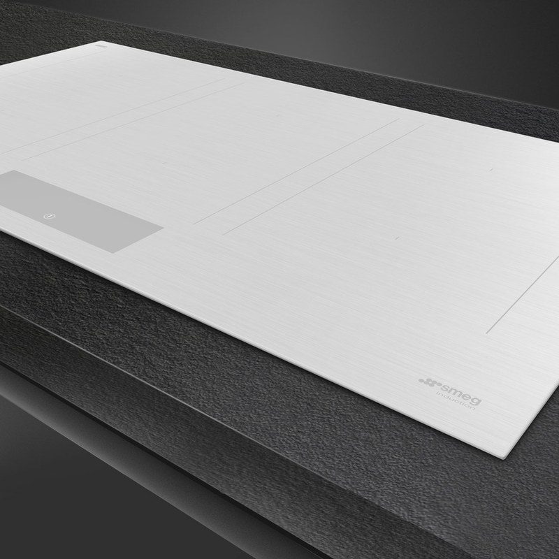 smeg sim3964mwh table de cuisson induction 90 cm multizone blanc mat