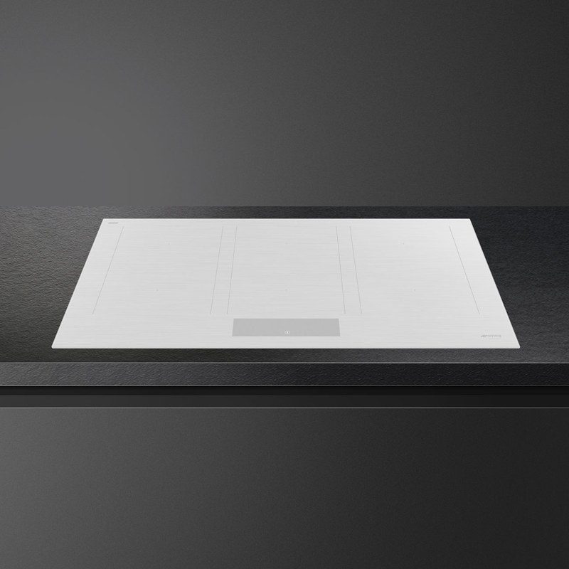 smeg sim3964mwh table de cuisson induction 90 cm multizone blanc mat