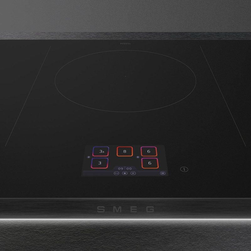 smeg sisl7955mb table de cuisson induction 90 cm multizone