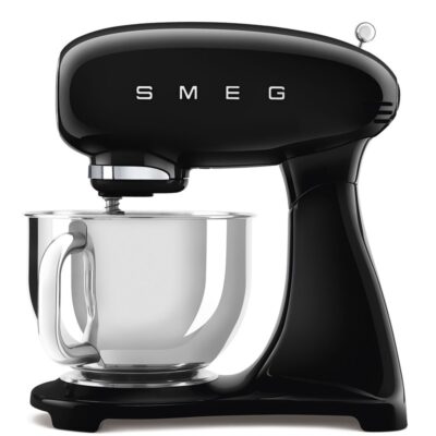 smeg smf05bleu robot sur socle 4,8 l noir brillant