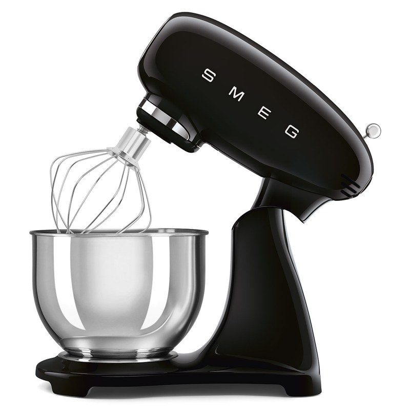 smeg smf05bleu robot sur socle 4,8 l noir brillant