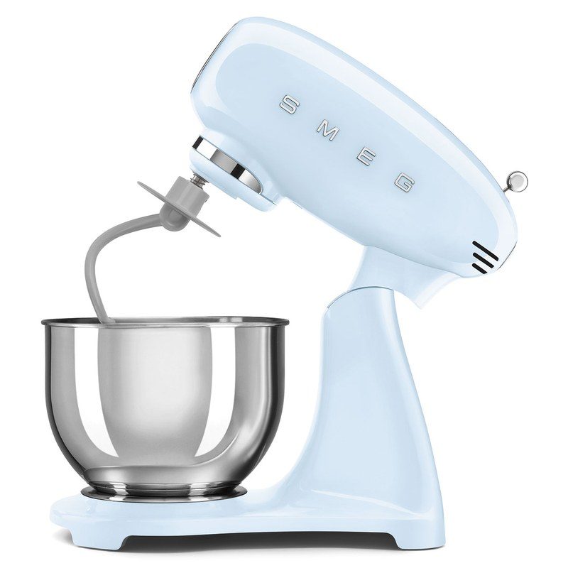 smeg smf05pbeu robot sur socle bleu azur 4,8l 1000w