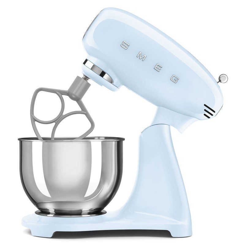 smeg smf05pbeu robot sur socle bleu azur 4,8l 1000w