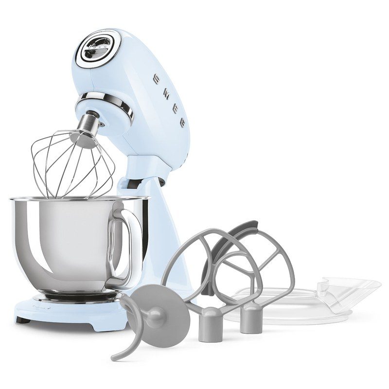 smeg smf05pbeu robot sur socle bleu azur 4,8l 1000w