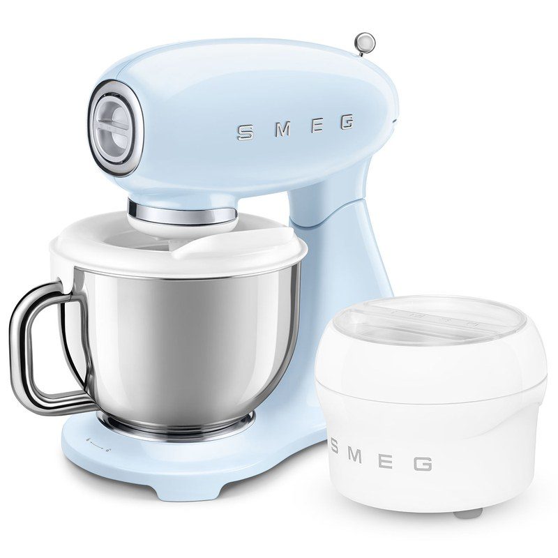 smeg smf05pbeu robot sur socle bleu azur 4,8l 1000w