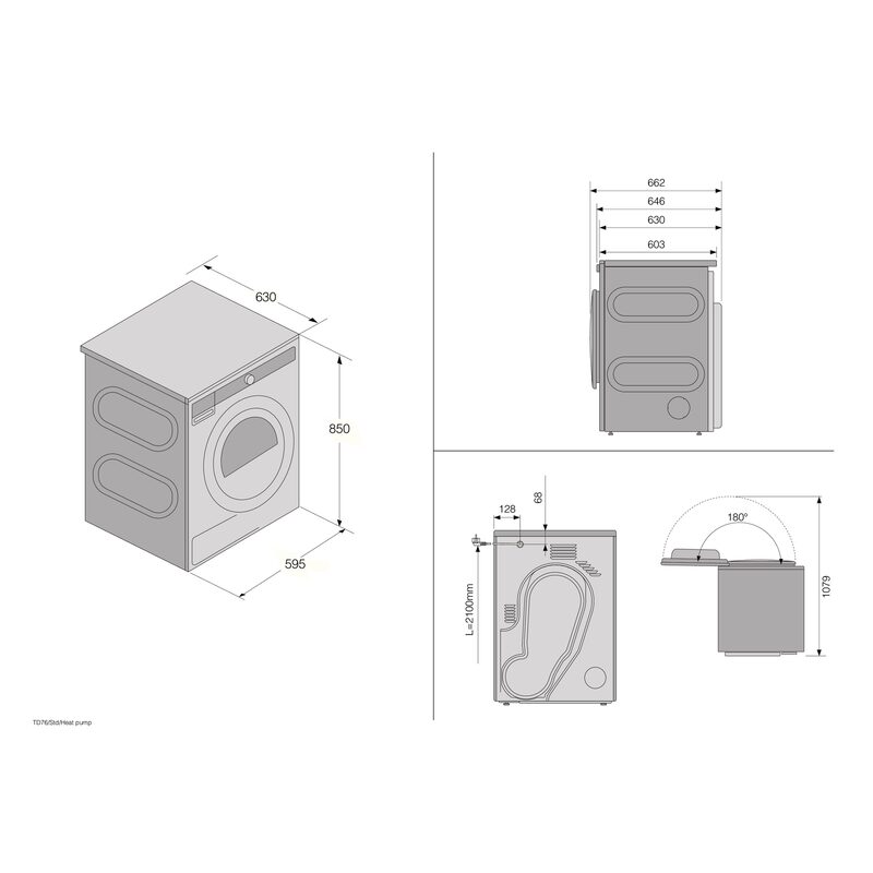 asko t509hrw sèche linge 9 kg pompe à chaleur
