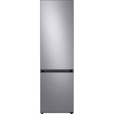 Réfrigérateur combiné inox à congélateur en bas