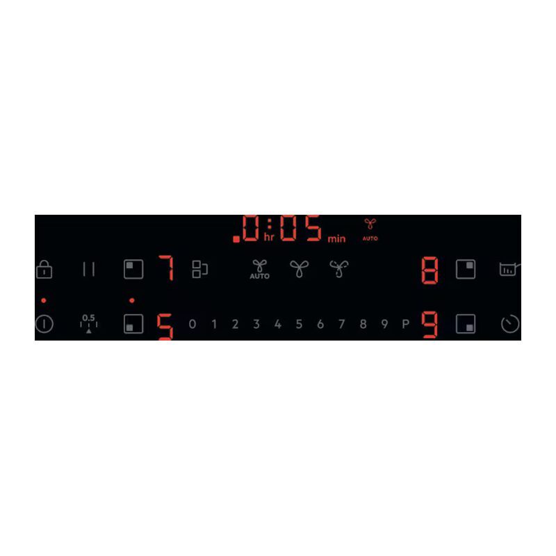 Panneau de commande numérique d’une plaque à induction