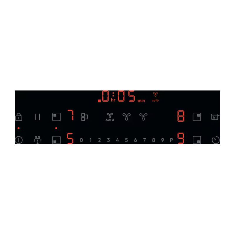 Panneau de commande tactile d’une plaque induction
