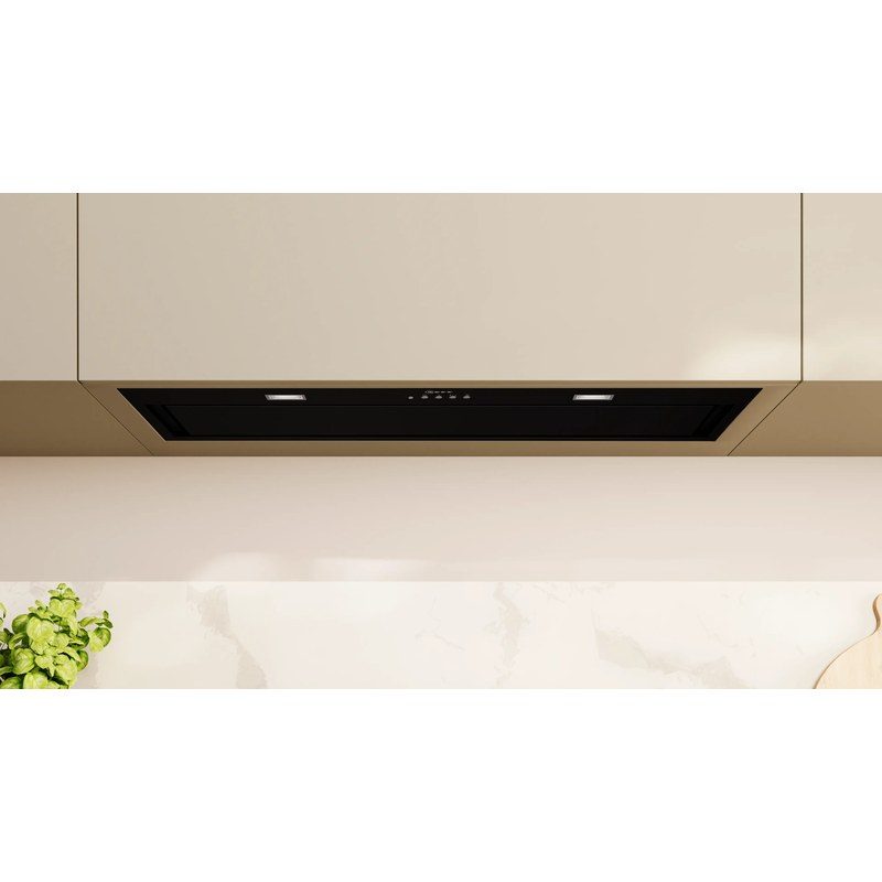 neff d86nac1s0b groupe filtrant 86 cm noir hotte encastrable performante