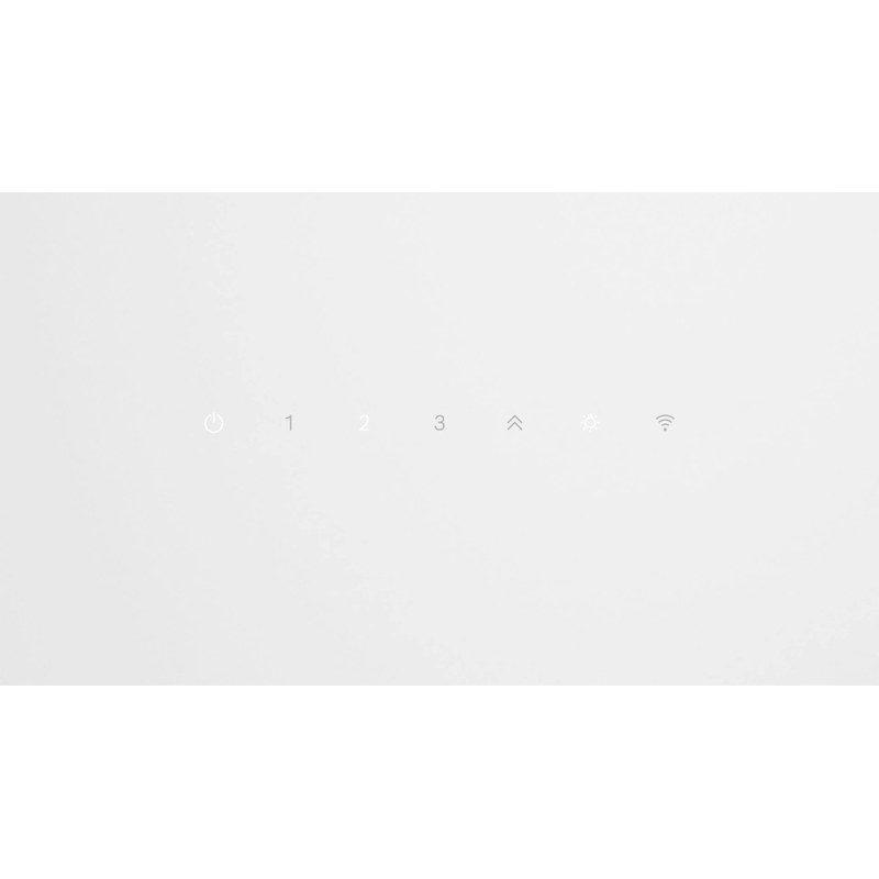 Interface minimaliste grise avec icônes discrètes