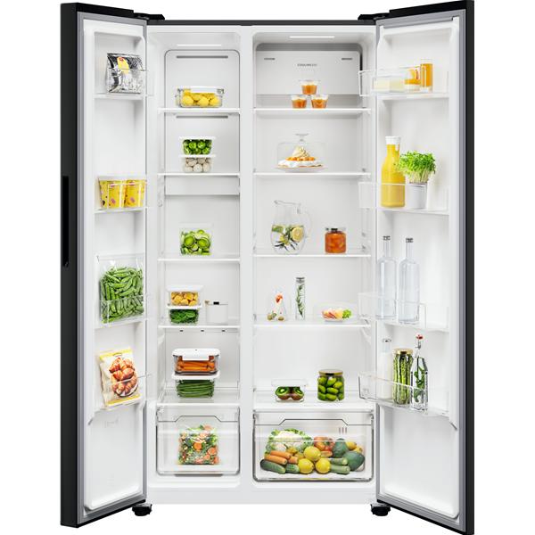 electrolux eat6me53e0 réfrigérateur side by side 532l cooling 360°