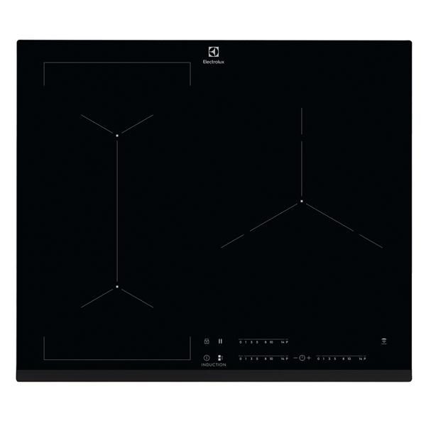 Plaque à induction noire Electrolux trois foyers