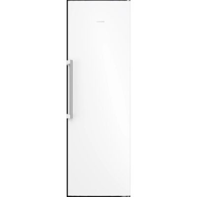 Réfrigérateur blanc une porte avec poignée verticale