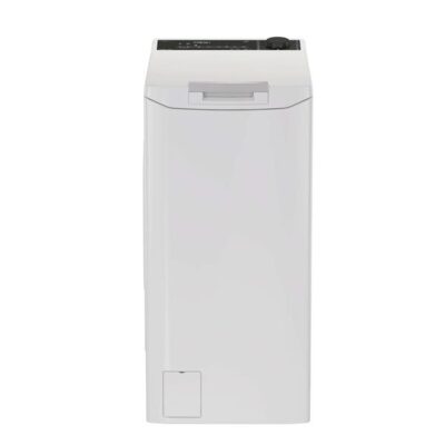 Lave-linge top blanc vue de face