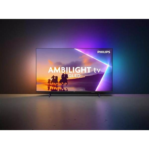 Téléviseur Philips Ambilight TV QLED avec éclairage coloré