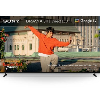 sony k55xr35m2pb bravia 3 ii téléviseur 55" 4k direct led dolby vision atmos
