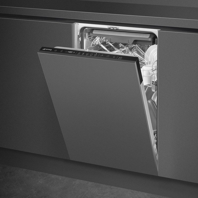 smeg st4533cin lave vaisselle encastrable 45 cm 10 couverts classe c