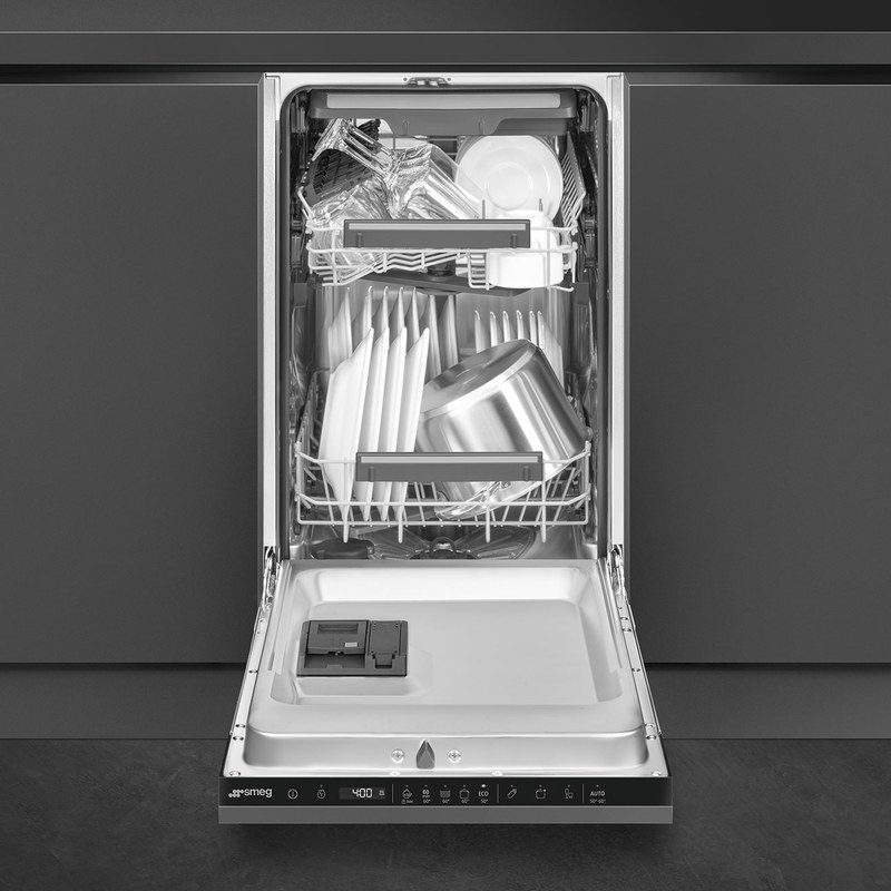 smeg st4533cin lave vaisselle encastrable 45 cm 10 couverts classe c