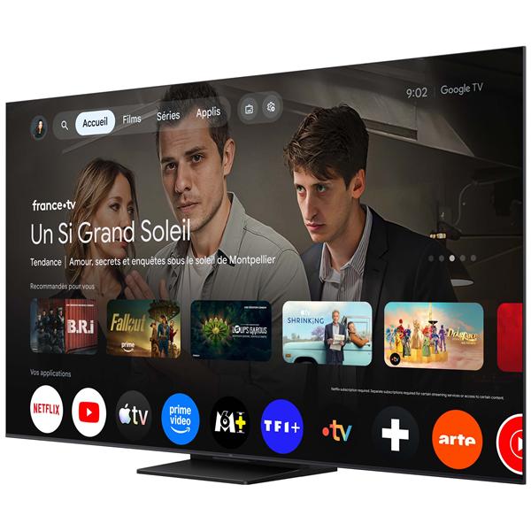 tcl 75c6kpro téléviseur 75 pouces qled 4k uhd