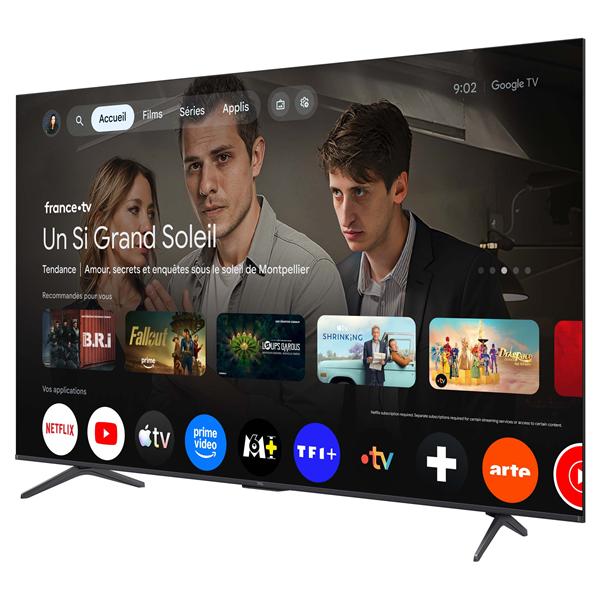 tcl 75p8l téléviseur 75" 4k uhd hdr