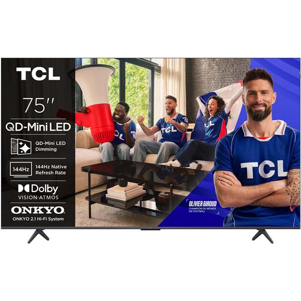 tcl 75p8l téléviseur 75" 4k uhd hdr