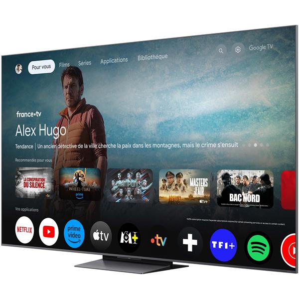 tcl 65c8l téléviseur 65" 4k uhd qled