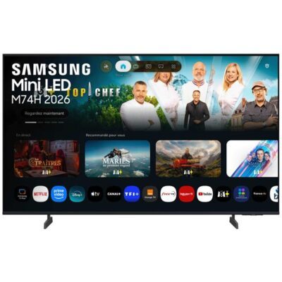 Téléviseur Samsung Mini LED avec interface Smart TV