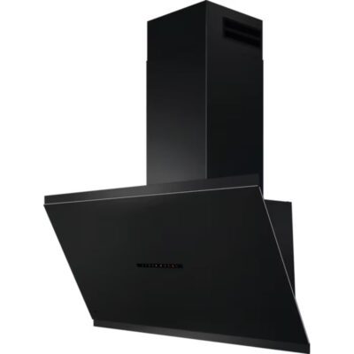 Hotte aspirante murale noire au design moderne