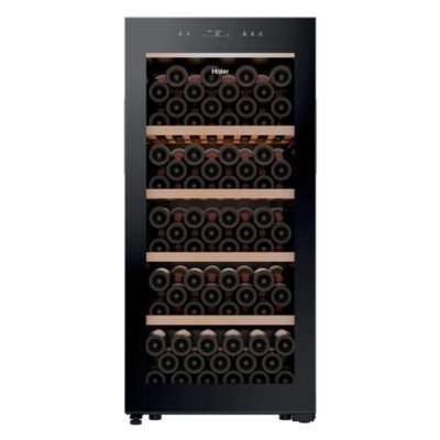 haier hws127ggh1 cave à vin de vieillissement 127 bouteilles natural airflow