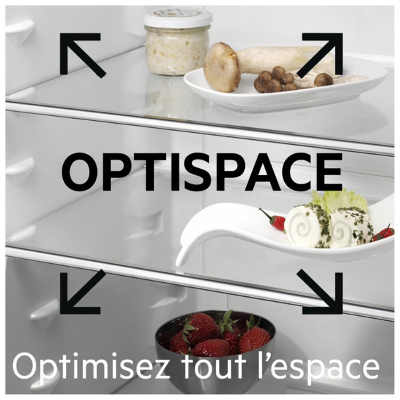 Tiroirs de réfrigérateur OptiSpace avec aliments