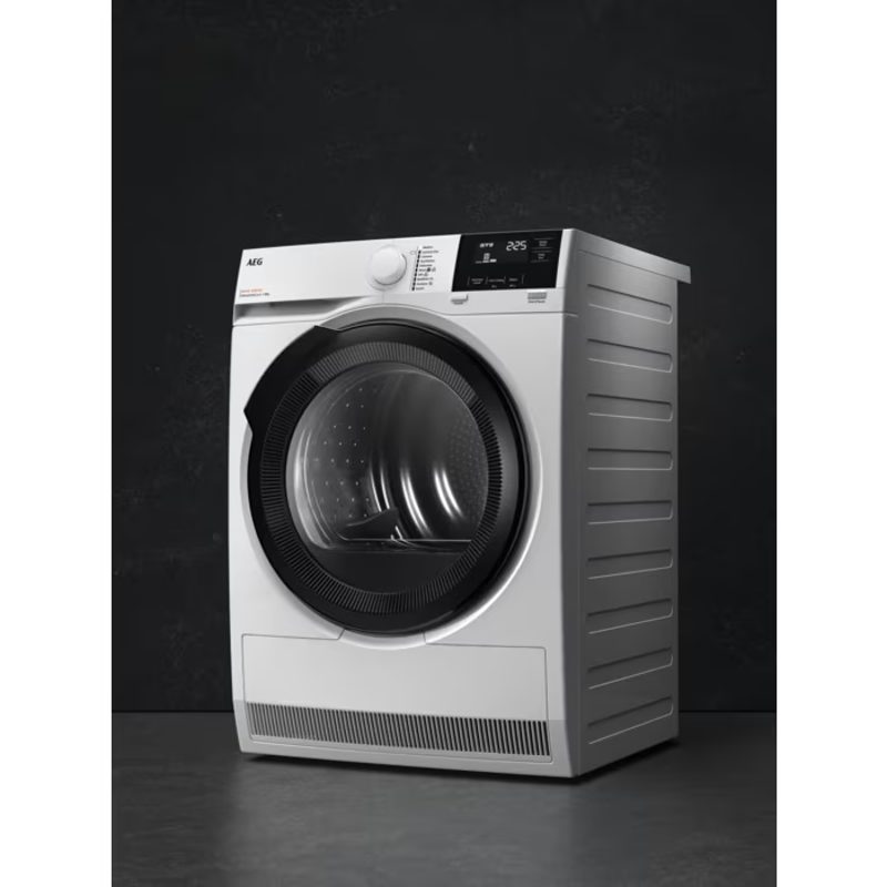 Sèche-linge blanc moderne à chargement frontal