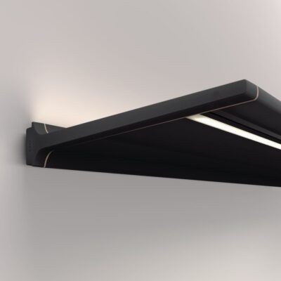 novy 720202 Éclairage novy shelf 125 mineral black à commande gesture control