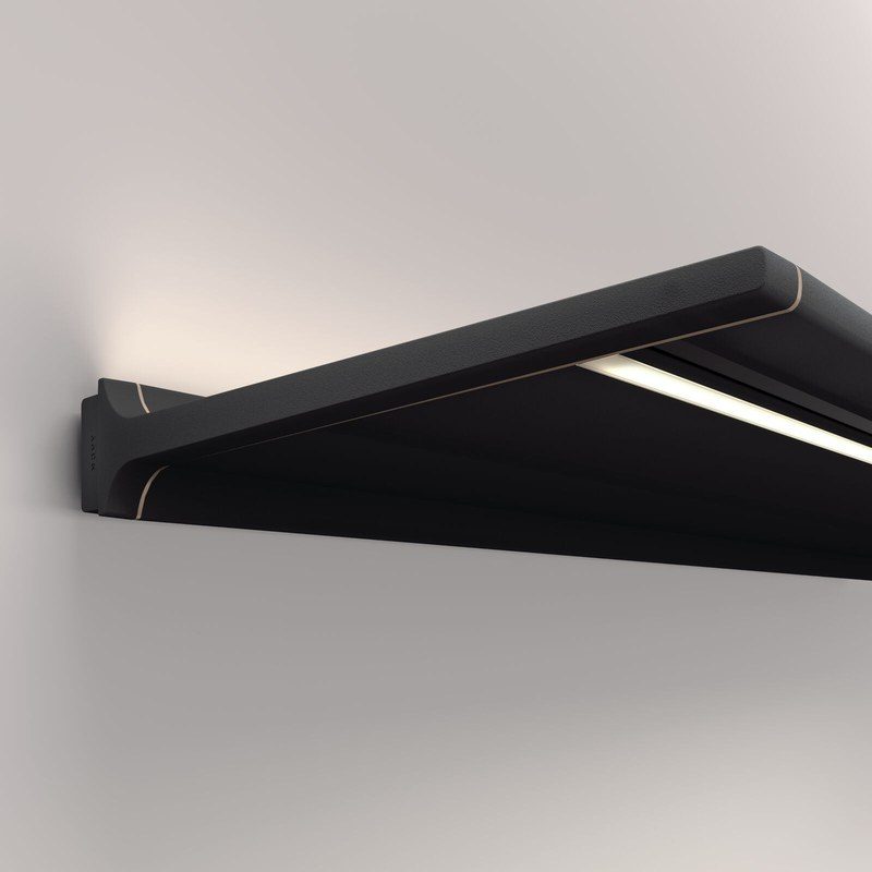 novy 720202 Éclairage novy shelf 125 mineral black à commande gesture control