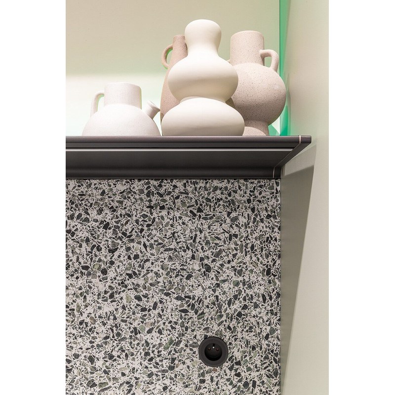 novy 720502 Éclairage novy shelf 215 mineral black à commande gesture control