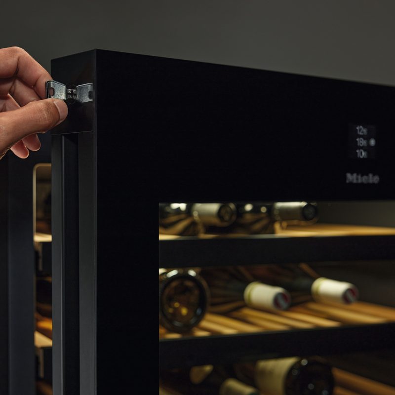 miele kwt 4584 e cave à vin à pose libre activehumidity et verrou