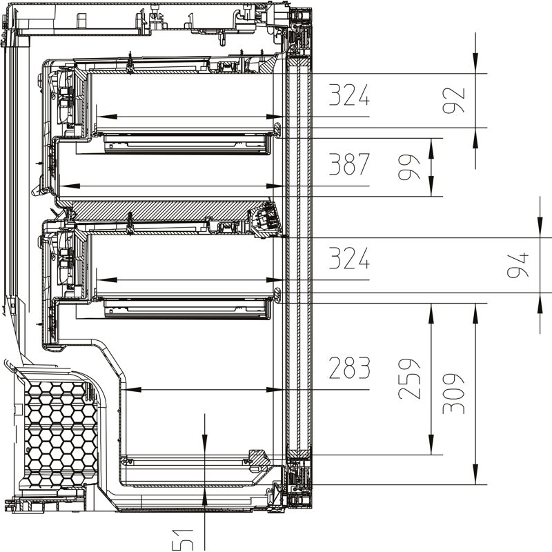 miele kwt 6422 i 1 cave à vin encastrable 88 cm avec flexiframe