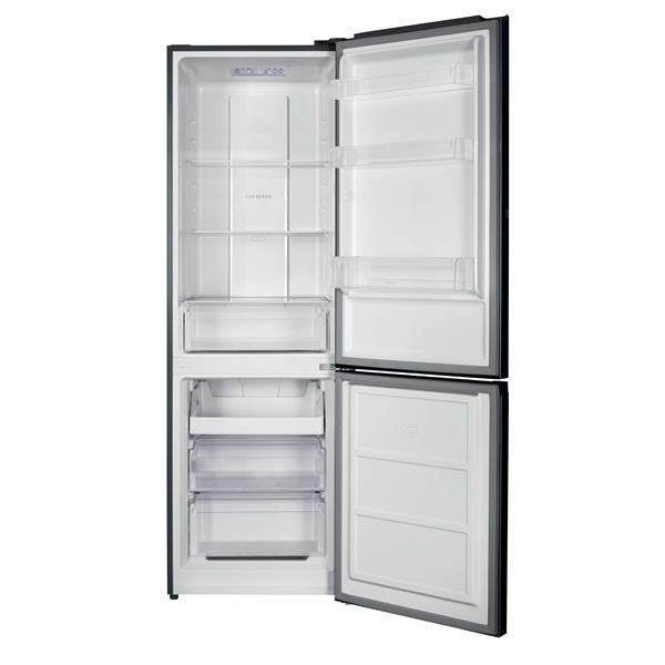 candy cch2t618exbf réfrigérateur combiné total no frost 293 l inox foncé