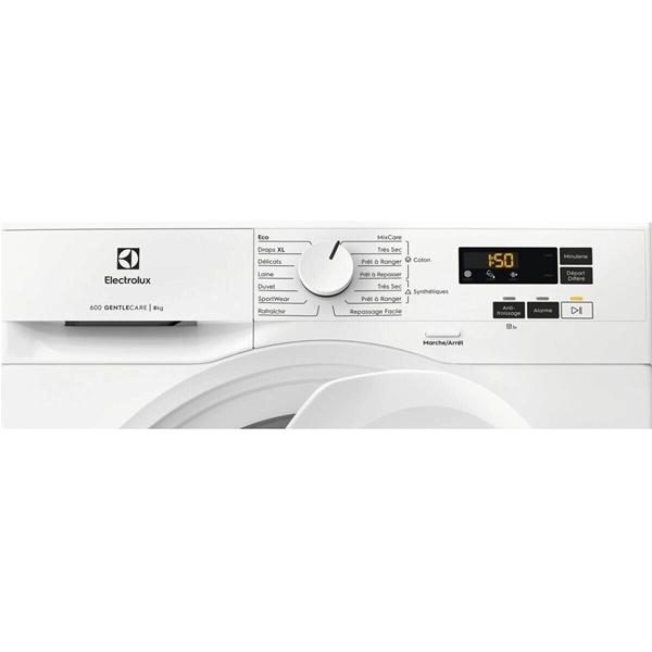 electrolux gentlecare 600 ew6hi5829sb sèche linge pompe à chaleur 8 kg sensicare mixcare