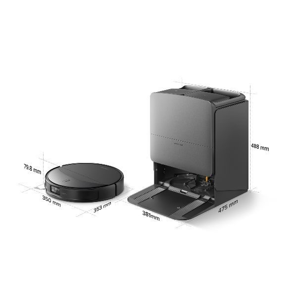 roborock saros 20x robot aspirateur laveur intelligent avec station rockdock